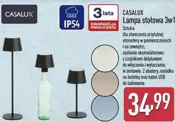 ALDI CASALUX Lampa stołowa 3w1 oferta
