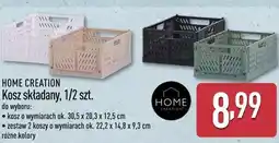 ALDI HOME CREATION Kosz składany, 1/2 szt oferta