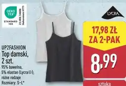 ALDI UP2FASHION Top damski, 2 szt oferta