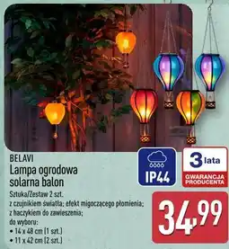 ALDI BELAVI Lampa ogrodowa solarna balon oferta