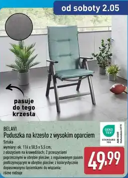 ALDI BELAVI Poduszka na krzesło z wysokim oparciem oferta
