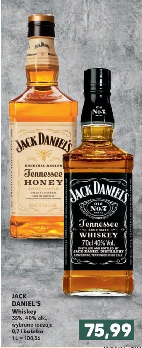 Kaufland Jack Daniel's Whiskey 0,7l oferta