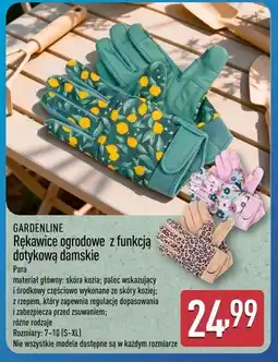 ALDI GARDENLINE Rękawice ogrodowe z funkcją dotykową damskie oferta