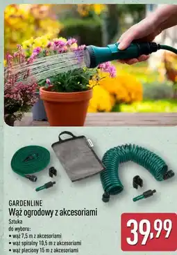 ALDI Wąż ogrodowy z akcesoriami GARDENLINE oferta