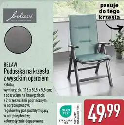 ALDI BELAVI Poduszka na krzesło z wysokim oparciem oferta