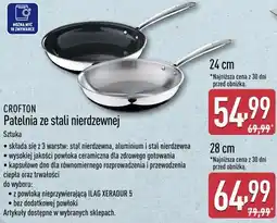 ALDI Patelnia ze stali nierdzewnej CROFTON oferta