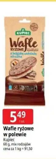 E.Leclerc Wafle ryżowe w polewie Kupiec oferta