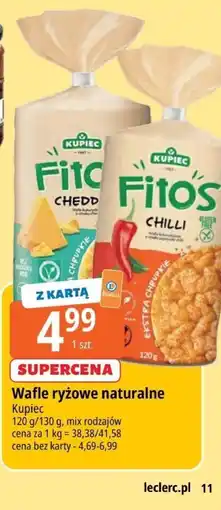 E.Leclerc Wafle ryżowe naturalne Kupiec oferta