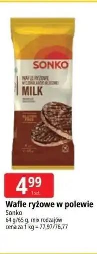E.Leclerc Wafle ryżowe w polewie Sonko oferta
