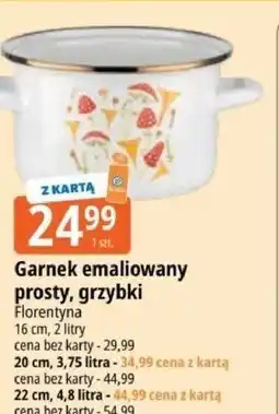 E.Leclerc Garnek emaliowany prosty, grzybki Florentyna oferta