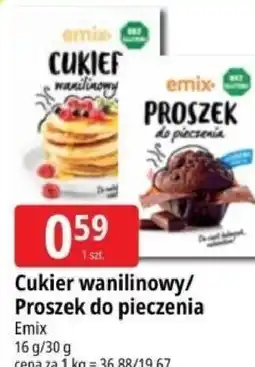 E.Leclerc Cukier wanilinowy/ Proszek do pieczenia Emix oferta