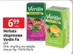 E.Leclerc Herbata ekspresowa Verdin Fix oferta