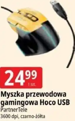 E.Leclerc Myszka przewodowa gamingowa Hoco USB PartnerTele oferta