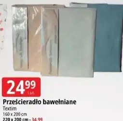 E.Leclerc Prześcieradło bawełniane Textim oferta