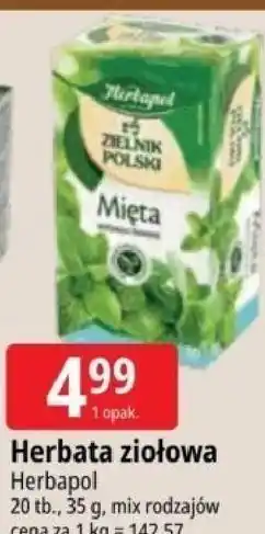 E.Leclerc Herbata ziołowa Herbapol oferta
