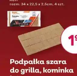 Bliski Podpałka szara do grilla, kominka oferta