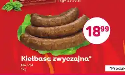 Bliski Kiełbasa zwyczajna oferta