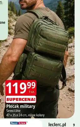E.Leclerc Semi Line Plecak military oferta