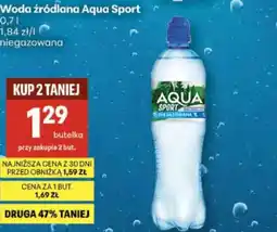 Delikatesy Centrum Woda źródlana Aqua Sport oferta
