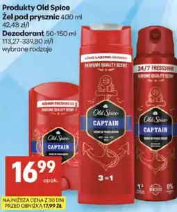 Delikatesy Centrum Produkty Old Spice Żel pod prysznic / Dezodorant oferta