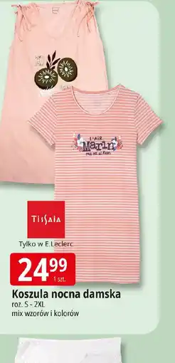 E.Leclerc Tissaia Koszula nocna damska oferta