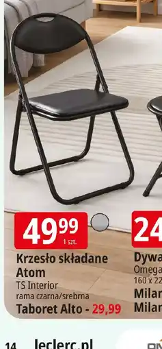 E.Leclerc TS Interior Krzesło składane Atom oferta