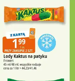 E.Leclerc Kaktus Lody na patyku oferta