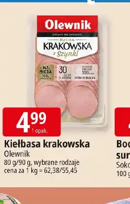 E.Leclerc OLEWNIK Kiełbasa krakowska oferta