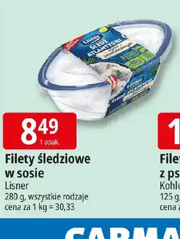 E.Leclerc Lisner Filety ledziowe w sosie oferta
