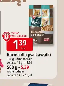 E.Leclerc Amus Karma dla psa kawałki oferta