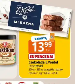 E.Leclerc E.Wedel Czekolada oferta