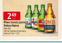 E.Leclerc Łoma Piwo Jasne Pełne/Retro oferta