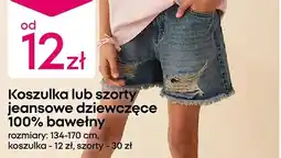 Pepco Szorty jeansowe dziewczęce 100% bawełny oferta
