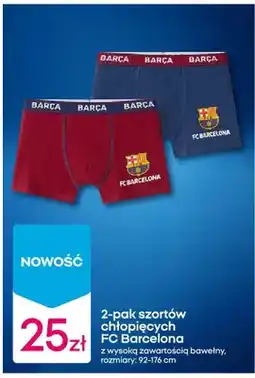 Pepco 2-pak szortów chłopięcych FC Barcelona oferta