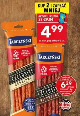 Lewiatan Kabanosy drobiowe z wieprzowiną Exclusive oferta