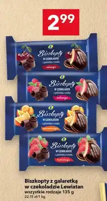 Lewiatan Biszkopt z galaretką w czekoladzie wszystkie rodzaje oferta