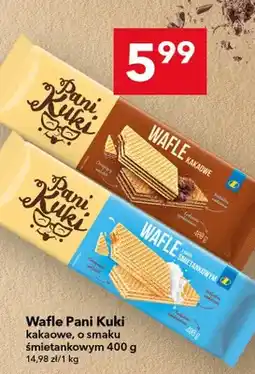 Lewiatan Wafle kakaowe, o smaku śmietankowym oferta