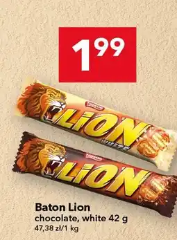 Lewiatan Baton chocolate, white oferta