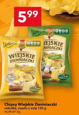 Lewiatan Chipsy wiejskie ziemniaczki masło z solą oferta