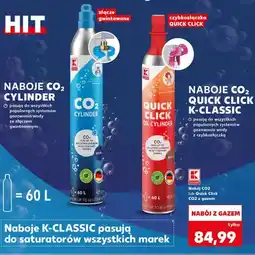 Kaufland Nabój CO2 Quick Click K-Classic z szybkozłączką oferta