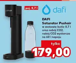 Kaufland Saturator Pushair w zestawie butla 0,7 l oraz nabój CO2, nabój CO2 wystarcza na 60 l napoju oferta