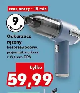 Kaufland Odkurzacz ręczny bezprzewodowy, pojemnik na kurz z filtrem EPA oferta