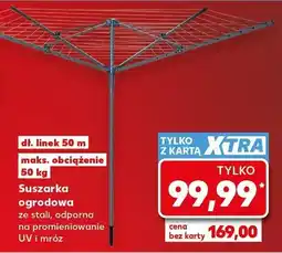 Kaufland Suszarka ogrodowa ze stali, odporną na promieniowanie UV i mróz oferta