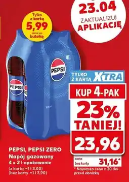 Kaufland Napój gazowany Pepsi, Pepsi Zero oferta