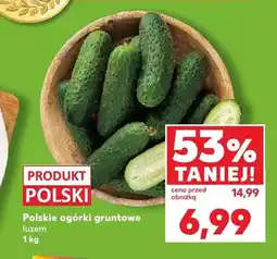 Kaufland Ogórki gruntowe luzem oferta