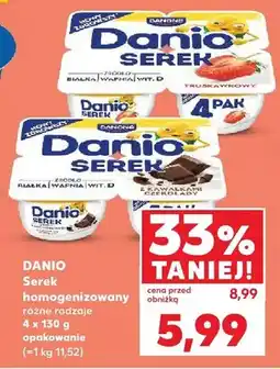Kaufland Serek homogenizowany różne rodzaje 4 x 150g opakowanie oferta