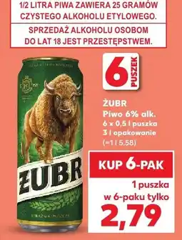 Kaufland Piwo 6% alk oferta