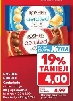 Kaufland Bubble czekolada różne rodzaje oferta