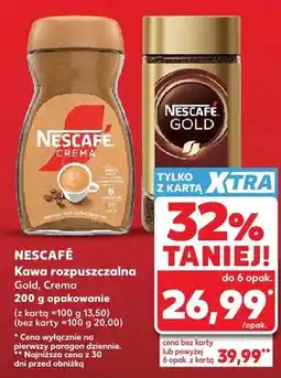 Kaufland Kawa rozpuszczalna Gold, Crema oferta
