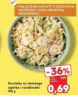 Kaufland Surówka ze świeżego ogórka i rzodkiewki oferta
